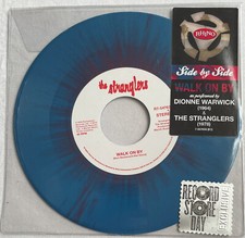 THE STRANGLERS -Walk On By- Rare Blue/Red Splatter Vinyl Record Store Day 7”