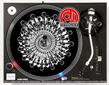 Geo Spray - 7"-12" DJ slipmat for LP turntable record player