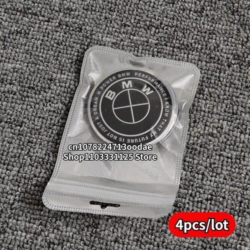 4pcs 56 60 65mm Car Wheel Hub Center Cap Aluminum Sticker For BMW F30 E46 E39 - Picture 36 of 37