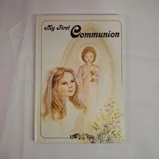 My First Communion Keepsake Book Vintage 1989