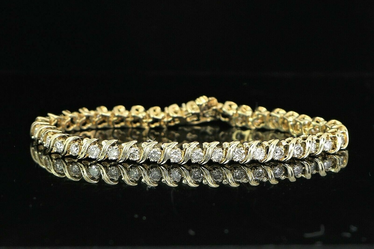 $7,000 14K Solid Yellow Gold 3.90ct Round Diamond 7.25  display picture 2