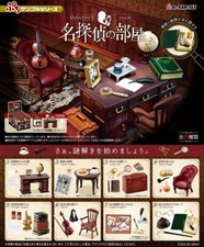 Re-Ment Miniatures Dollhouse Japan Detective Room Furniture Set ReMent
