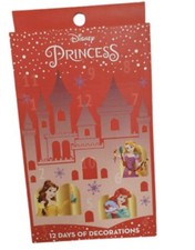 Disney Primark Princess 12 Days Christmas Advent Calendar Decorations ornaments