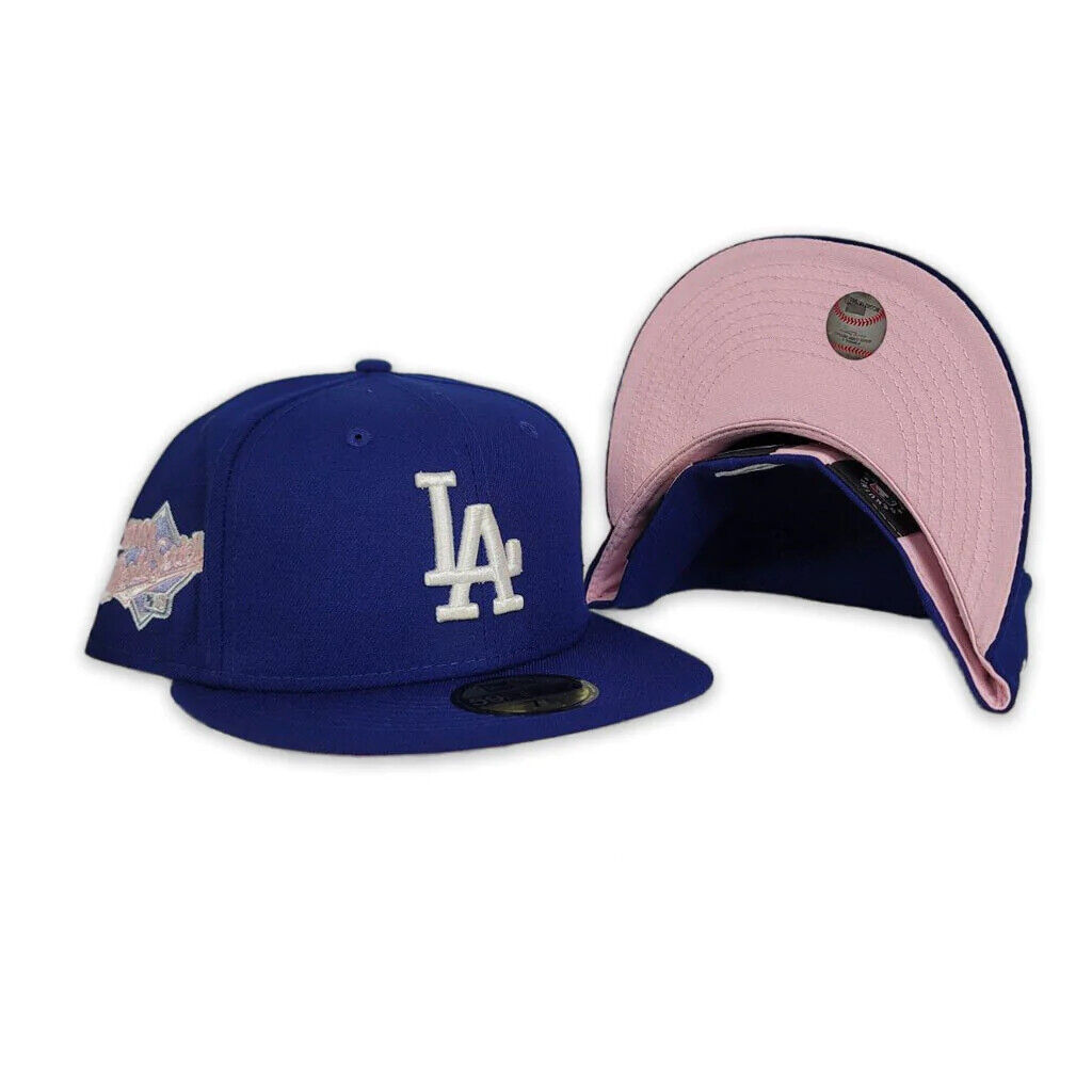 pink la dodgers fitted hat