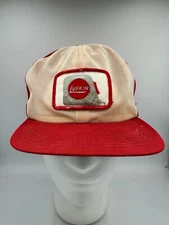 Vtg Lufkin Hat Trucker Tape Measure Patch Red White Snapback USA MADE