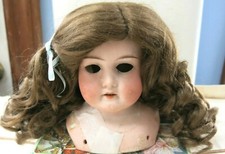 SIZE 13 DOLL WIG LIGHT BROWN PAIGE ANTIQUE MODERN PAIGE SYNTHETIC MOHAIR