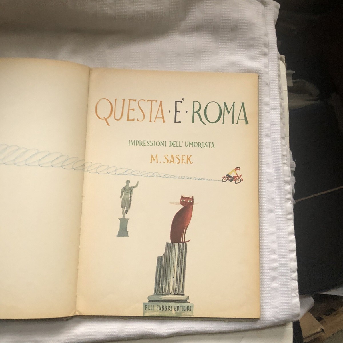 Miroslav Sasek Questa E Roma 1st Italian Language HB Edition | eBay UK