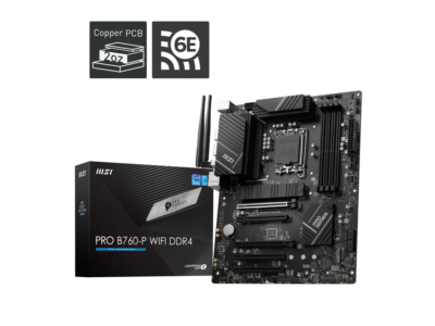 MSI PRO B760-P WIFI DDR4 LGA 1700 (l12th&13th Gen), SATA 6Gb/s