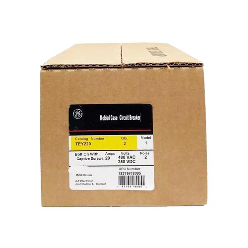 NIB - GE - TEY220 - Tey 2 Pole 20A Circuit Breaker - Picture 5 of 5