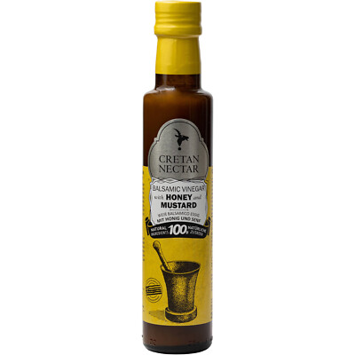 17,40  /Liter - Cretan Nectar Balsamico-Essig mit Honig und Senf 250ml