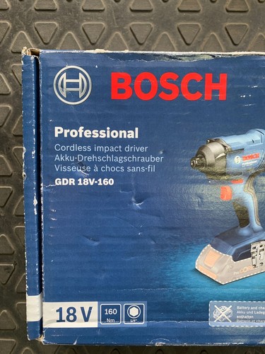 Cuerpo de atornillador de impacto Bosch Professional GDR 18 V-160 18v solo LB-06019G5104 - Imagen 8 de 14
