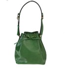 LOUIS VUITTON GREEN EPI PETITE NOE BUCKET SHOULDER BAG M44104 8910 A2 175140*