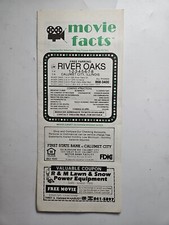 Movie Facts 1985 Movie Theater Pamphlet Vintage 