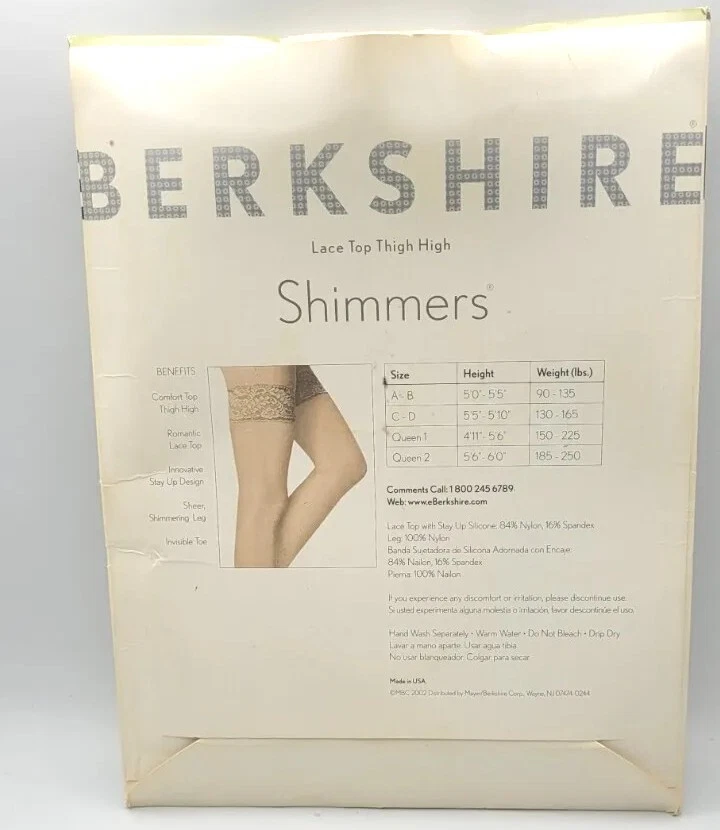 Berkshire Thigh High Shimmers Calcetería Encaje francés Sandlefoot Marfil Talla AB Foto 2 de 4