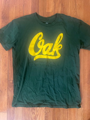 Oaklandish Green Graphic OAK T Shirt Mens Size L Oakland Athletics Rooted  in Oak - Main Image