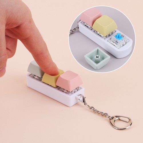 Tastatur-Zappelspielzeug Schlüsselschalter Schlüsselanhänger Wellentester für Er - Bild 9 von 12