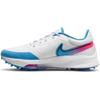 Nike Zoom Infinity Tour NEXT% Golf Shoes White/Blue/Pink Brooks