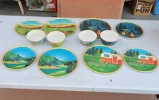 CaterEco 12-Piece Bamboo Dinnerware Set - Campers Paradise