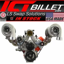 LS Truck - Alternator & Belt Tensioner Relocation Bracket Turbo LSX (uses LS1...