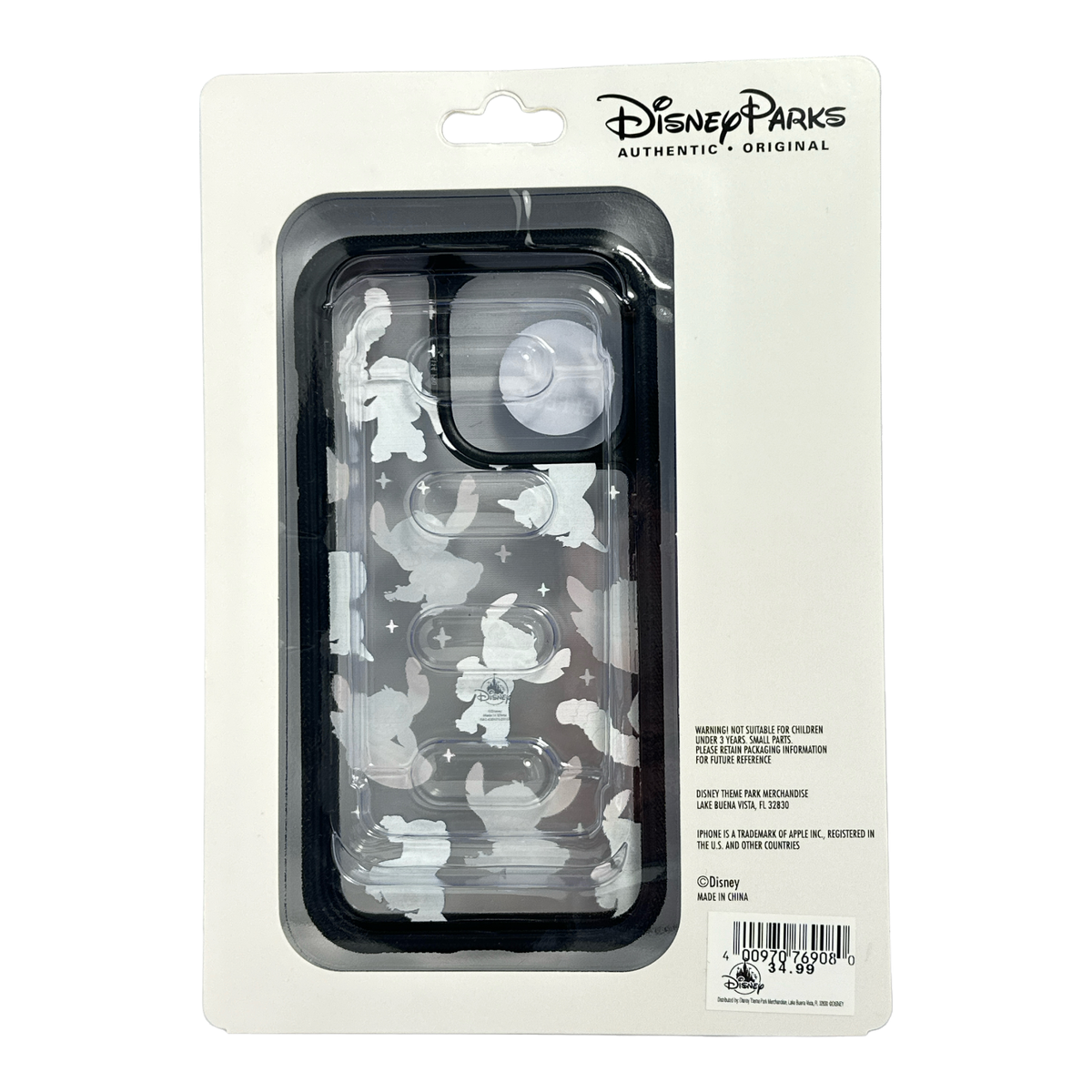 Disney Parks 3Dエフェクト iPhoneケース DISNEY PARKS Mickey And Friends 3-D Effect Clear iPHONE 16