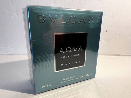 BVLGARI AQUA MARINE POUR HOMME 3.4 OZ EDT SPRAY MEN