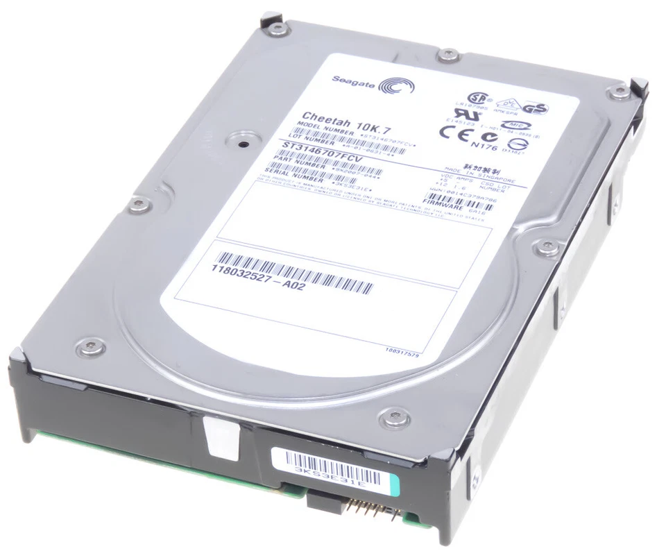Hard Drive EMC ST3146707FCV 118032527-A02 146GB Fibre Channel 10000RPM 3.5'' - Image 2 of 3