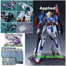 for MG 1/100 Zeta Ver Ka Z Master Grade AW9 Detail Etched Sheet Water Decal S50