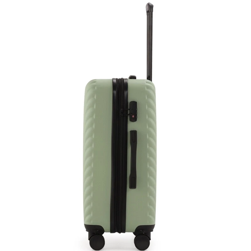 Juegos de 5 piezas de equipaje maletas rígidas ligeras ruedas giratorias bloqueo TSA Foto 4 de 4