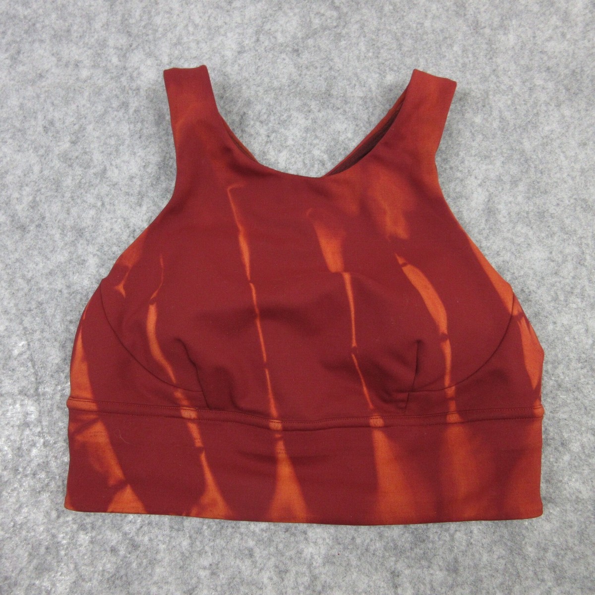 ぽっぽ 新品 ルルレモン ブラタンクトップ Wunder Train 6 Lululemon Wunder Train Longline Sports Bra Size 6 Rust