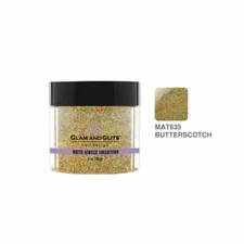 Glam And Glits Matte Acrylic Powder MAT635 - Butterscotch 1 oz