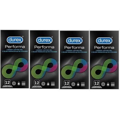 48 Stück Durex Performa Kondome Aktverlängernd länger andauerndes Sexvergnügen