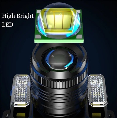 900000LM Faro LED Recargable Cabezal Antorcha Linterna - Imagen 4 de 10