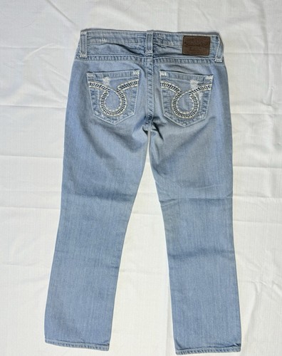 Big Star “LIV” Thick Stitched Light Wash Cropped Denim Jeans Women’s Sz:26 - Picture 7 of 8