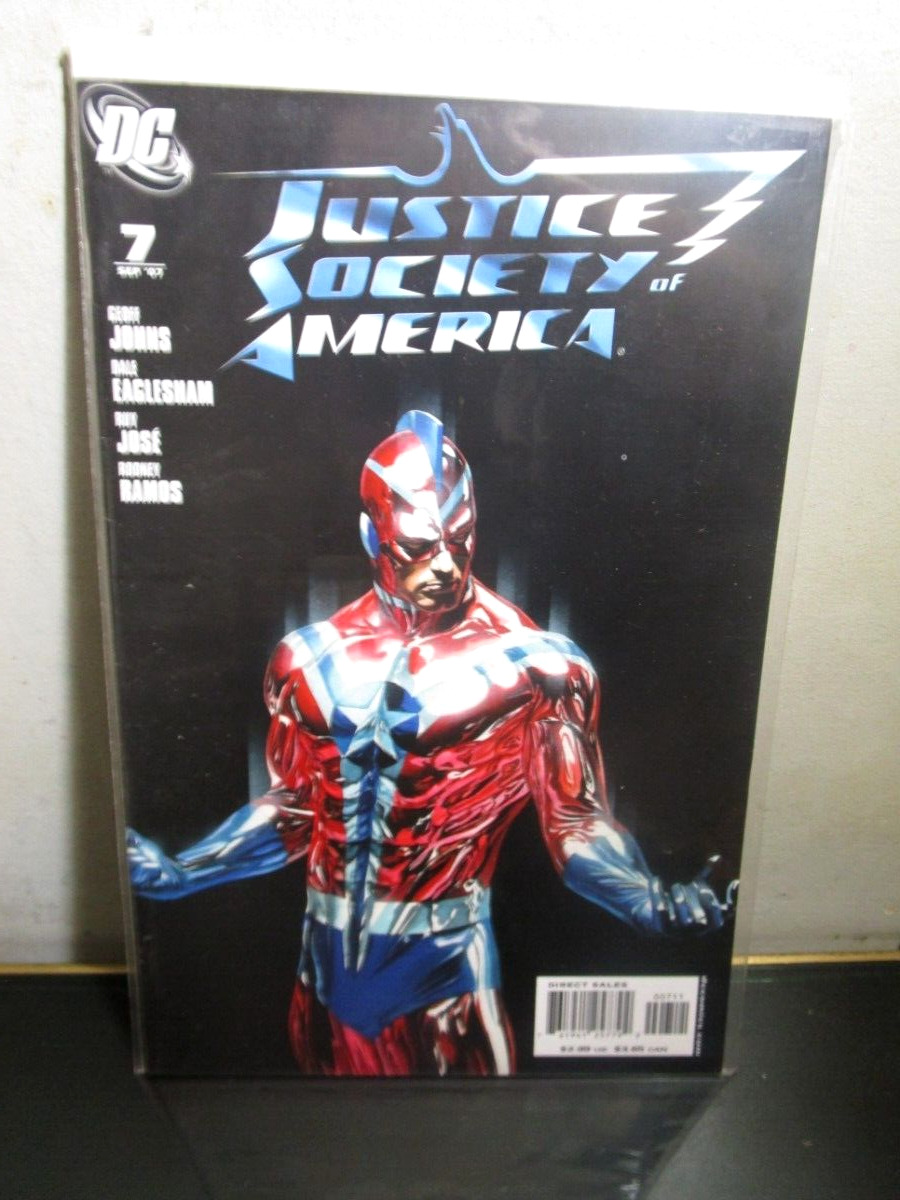 Justice Society of America #7 Alex Ross Citizen Steel Cover 2007 DC BAGGED BOARD