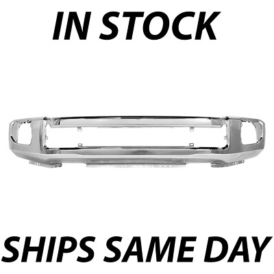 NEW Chrome Steel Front Bumper Face Bar for 2020 2021 2022 Ford F250 F350 w/ Fog