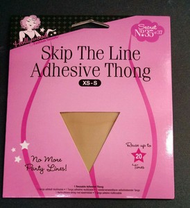 Hollywood Fashion Secrets Skip The Line Adhesive Thong Reusable Size Xs S Ebay