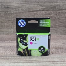 HP 951XL Magenta High Capacity OEM Ink Cartridge (Expired 05/2014) Box Damaged