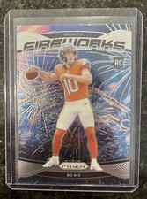 2024 Panini Prizm - Fireworks Bo Nix #23 (RC)