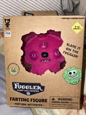New Fuggler Ugly Monster Farting Figures 3" Pink Motion Activated