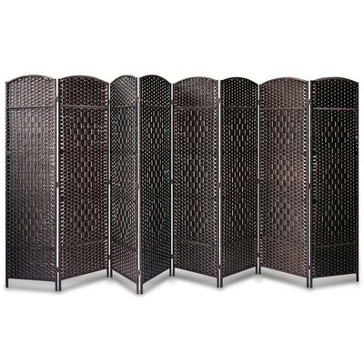 Serenelife Indoor Decorative 8-Panel Screen-Freestanding Wide Room Divider