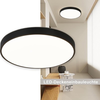 LED Deckenlampe Panel Deckenleuchte Schlafzimmer Wohnzimmer Bad Flurlampe IP44