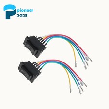 2x Car Power Window 5 Pre-wired Rocker Switch Universal Updown Illuminate Led