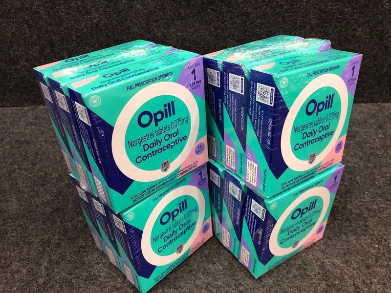 OPILL Daily Oral Contraceptive OTC 28-Tablet Supply EXP 11/2026 Lot of 12 Boxes