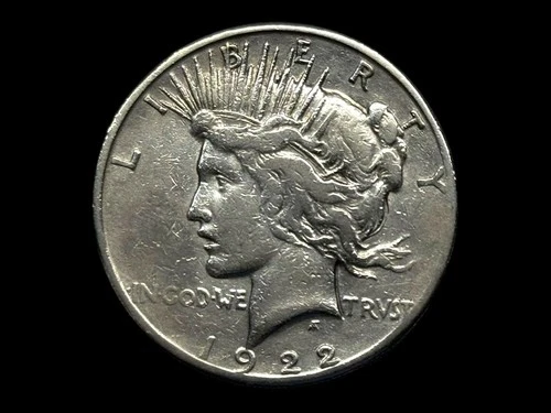 💰1922 Peace Silver Dollar, Ungraded, See Description, Free Gift!💵