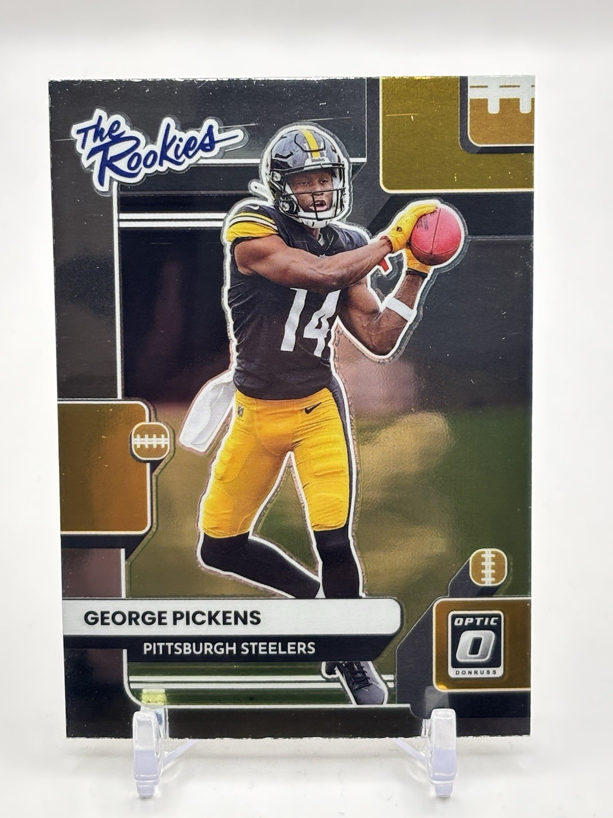 2022 Panini Donruss Optic George Pickens The Rookies #TR-12 Pittsburgh Steelers