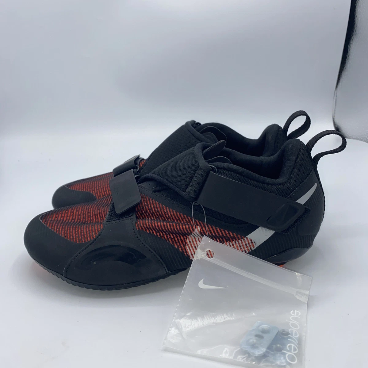 Nike ACG Cycling Shoes Mens 8 Black Red Mountain Bike SPD Cleats 130283-001 Nike Black Cycling Shoes for Men for sale | eBay main image 4