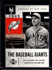 2001 Upper Deck Legends of New York Mel Ott #47 Giants