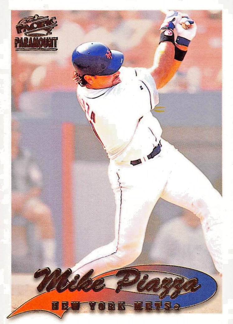 1999 Pacific Paramount Mike Piazza Gold Foil #155 NM/MT NY Mets