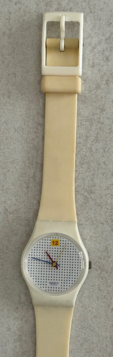 Swatch 1985 LW 104 “dotted Swiss” Watch Swiss Made for sale online