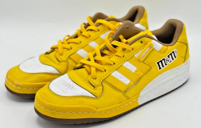 Adidas Originals Forum Low M&M's Yellow GY6317 Size 9.5 Rare Limited Edition